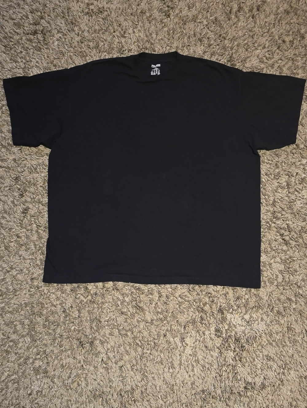 Men's Black Crew Neck Short Sleeve Tee